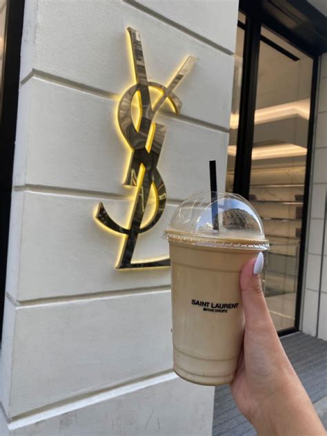 bilder von ysl cafe|Come along with me to visit the hidden YSL café in Paris ☕️ .